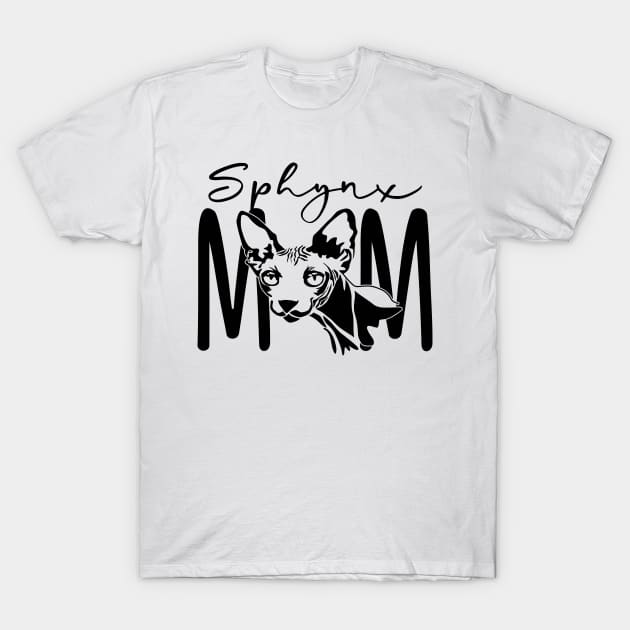 Cat Lover Gift - Sphynx Mom - Personalized Cat Breed - Cat Mom - Rescue Kitten Fur Babies - Gifts For Mama T-Shirt by bob2ben